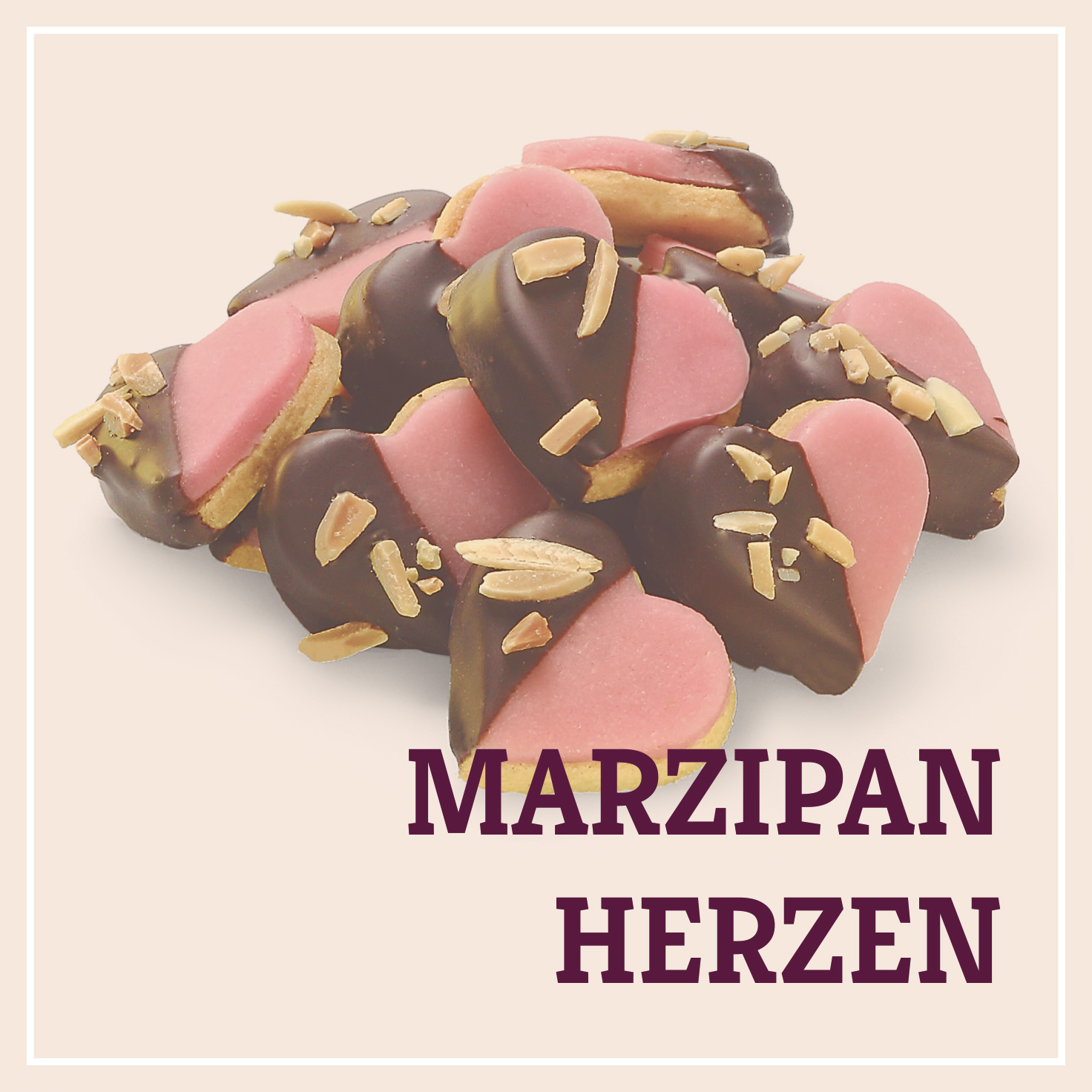 Heiss & Süß - Marzipanherzen