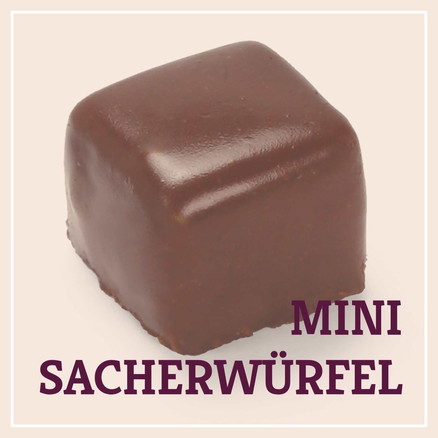 Heiss & Süß - Petit Fours - Mini-Sacherwürfel