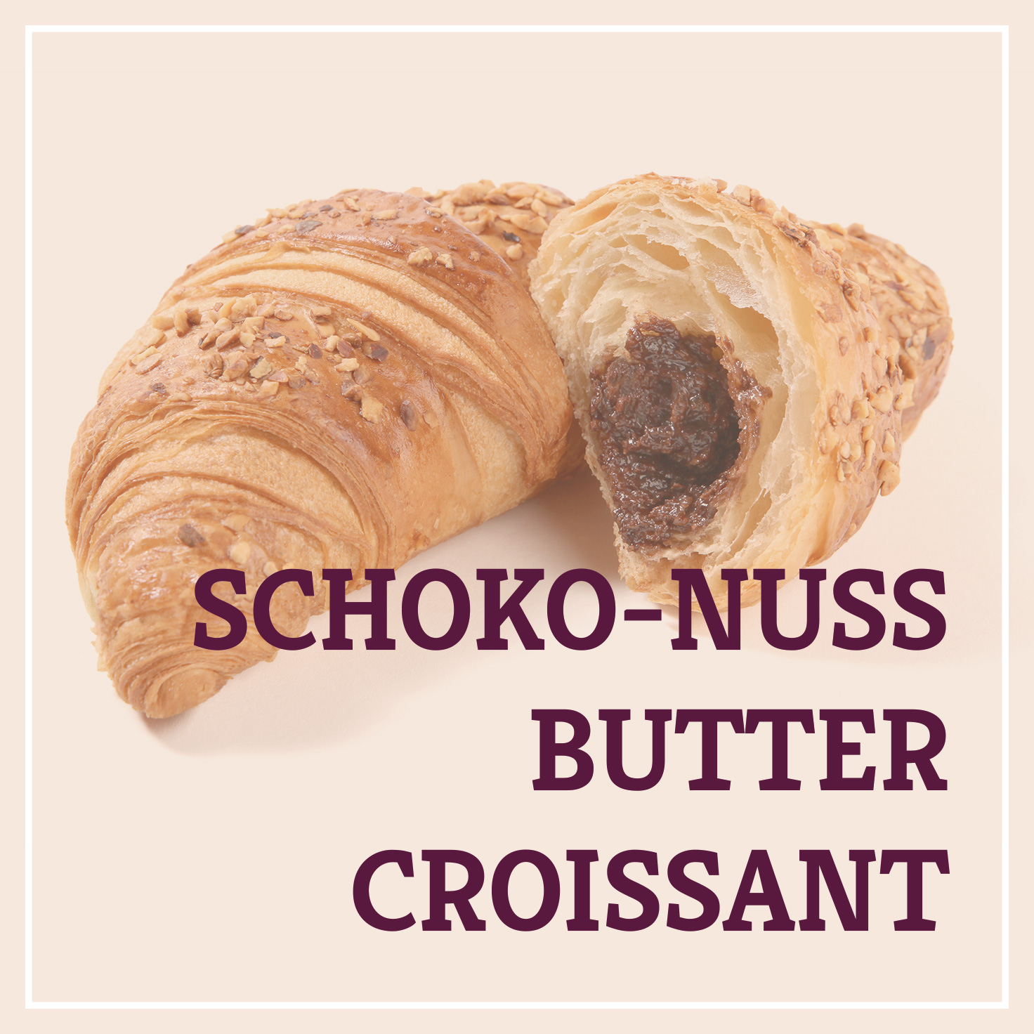 Heiss & Süß - Schoko-Nuss-Buttercroissant