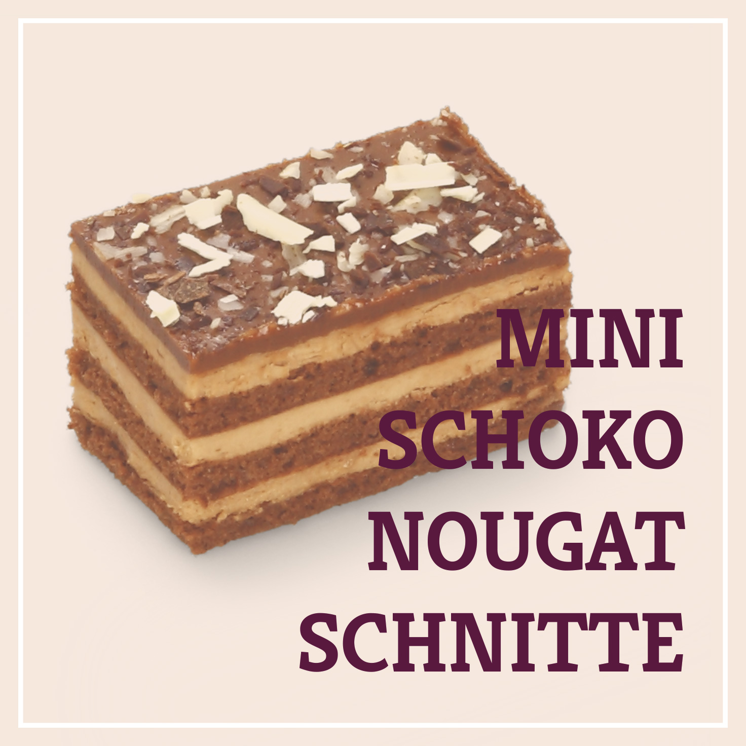 Heiss & Süß - Mini-Schoko-Nougatschnitte