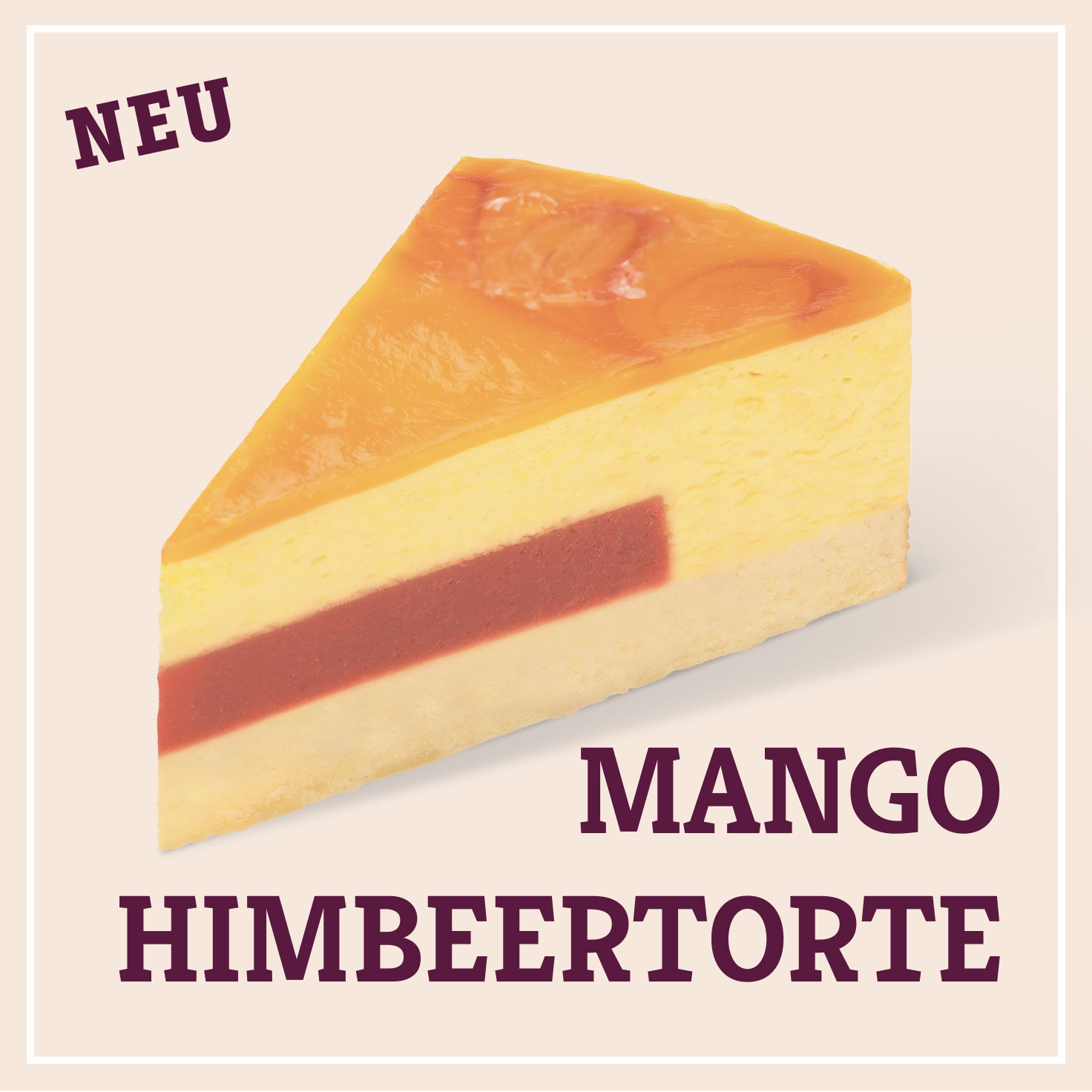 Heiss & Süß - Mango-Himbeertorte