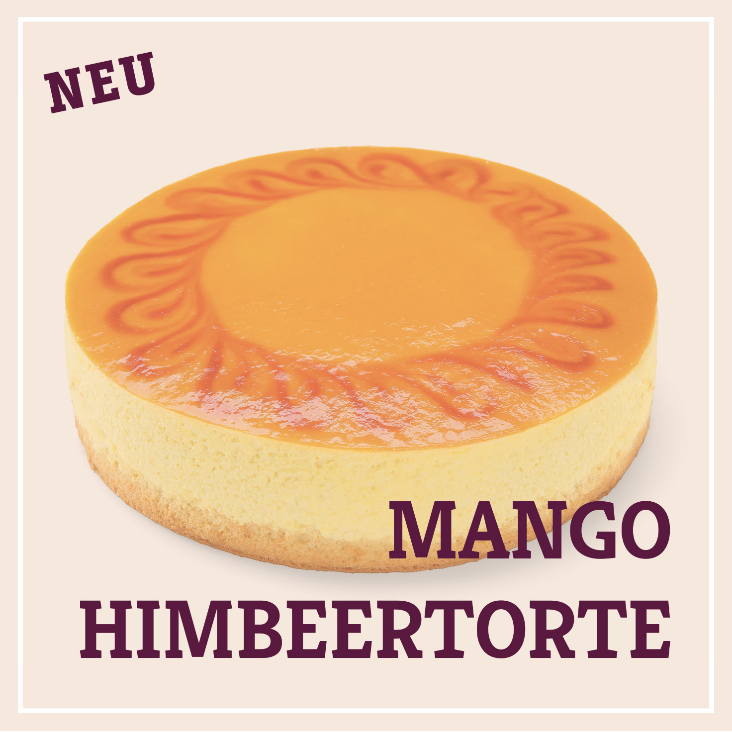 Heiss & Süß - Mango-Himbeertorte