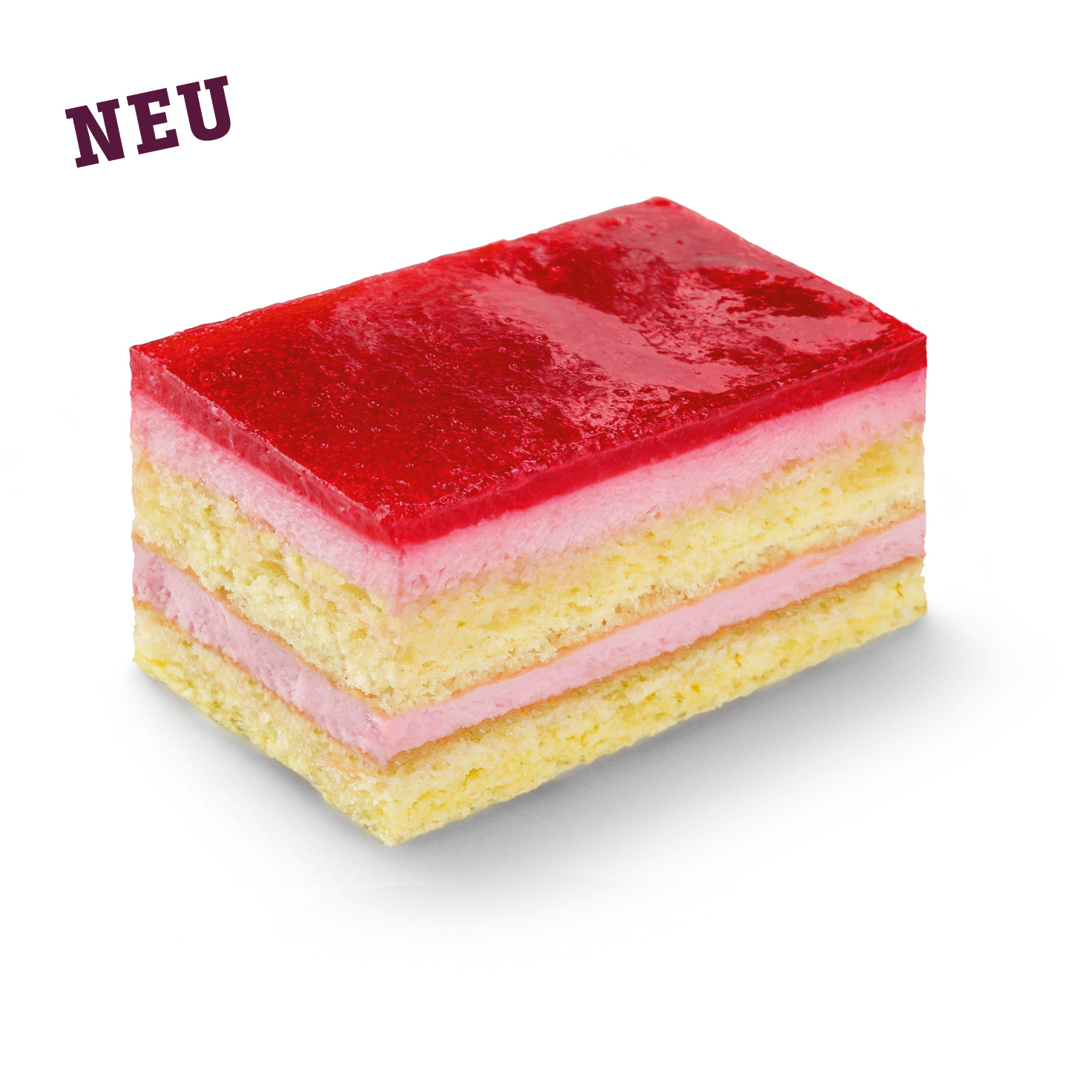 Mini-Himbeer-Mascarponeschnitte