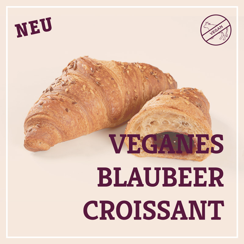 Heiss & Süß - Veganes Blaubeercroissant