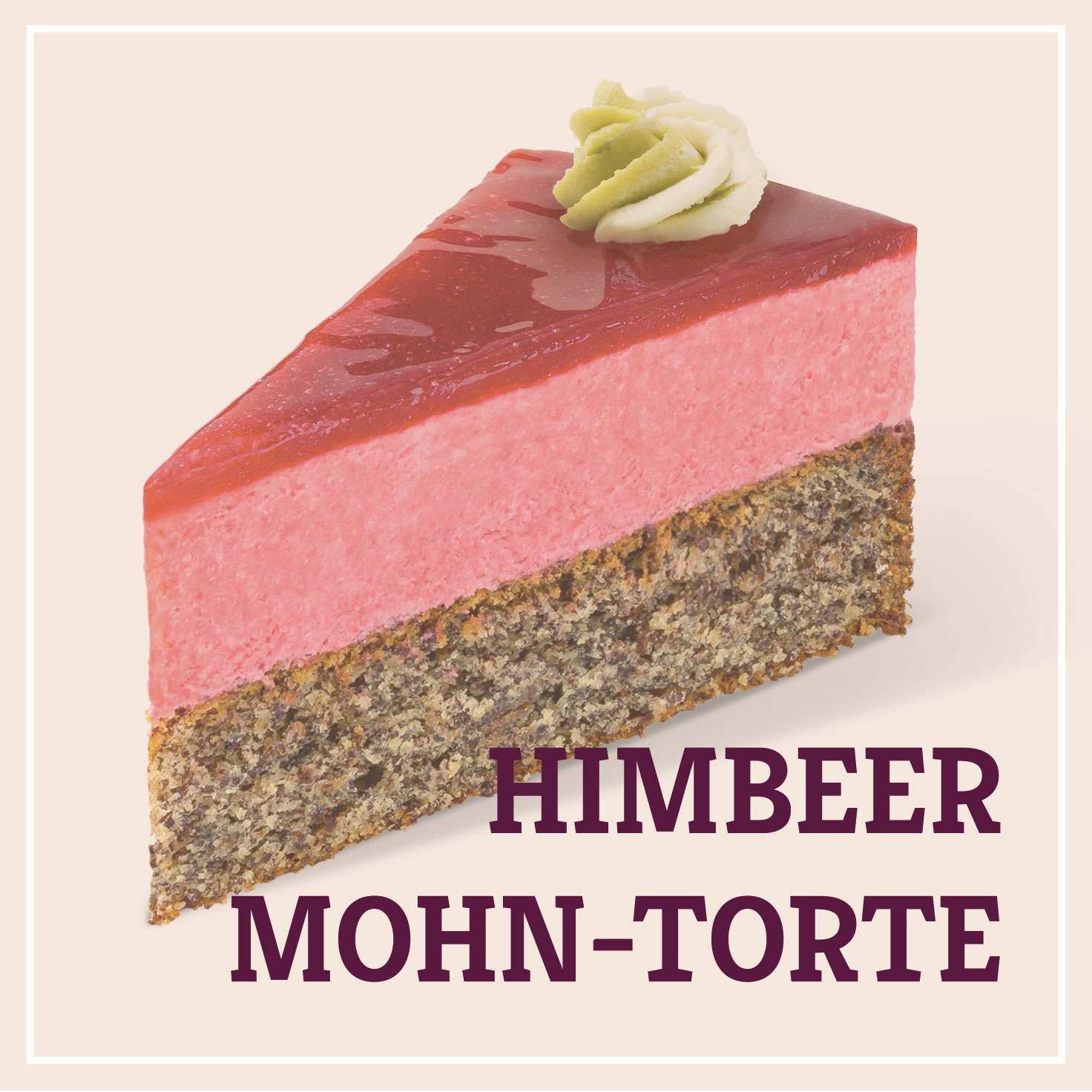 Heiss & Süß - Himbeer-Mohn-Torte