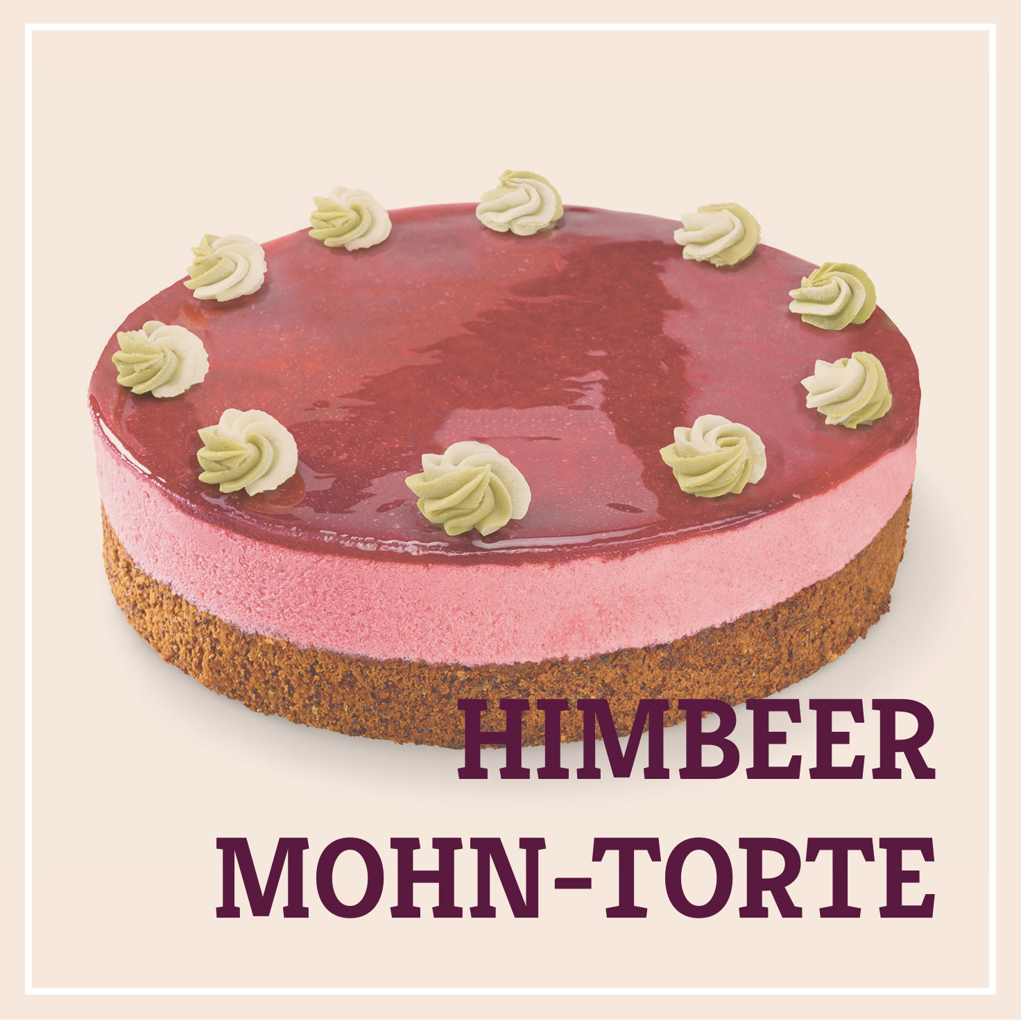 Heiss & Süß - Himbeer-Mohn-Torte