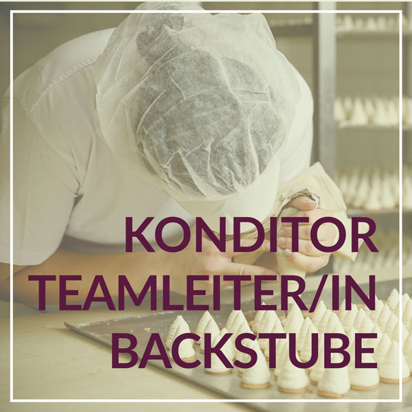 Heiss & Süß Jobs - Konditor TeamleiterIn