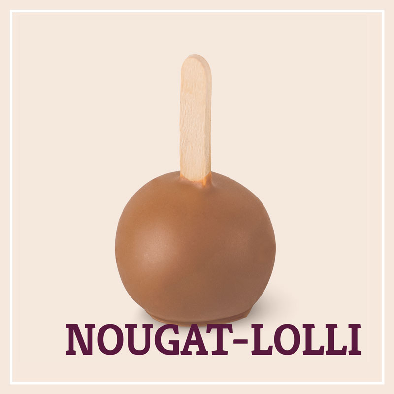 Heiss & Süß - Mini- Nougat-Lolli
