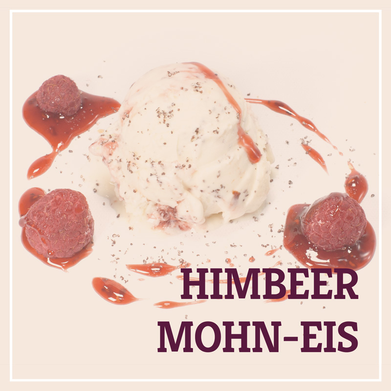 Heiss & Süß - Himbeer-Mohn-Eis