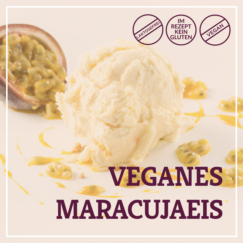Heiss & Süß - Veganes Maracujaeis