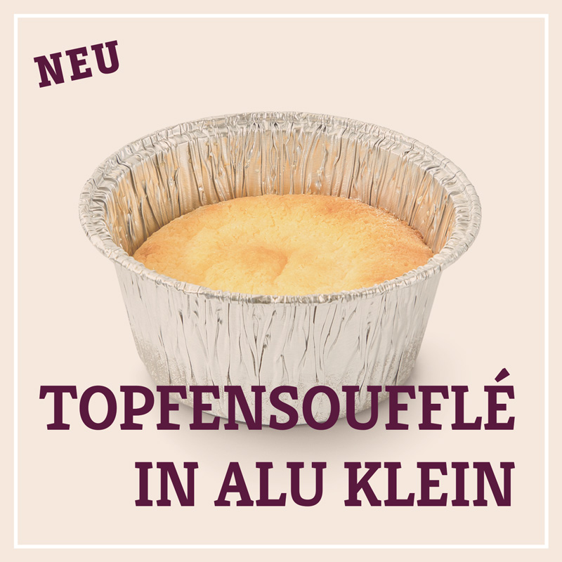 Heiss & Süß - Topfensouffle in Alu