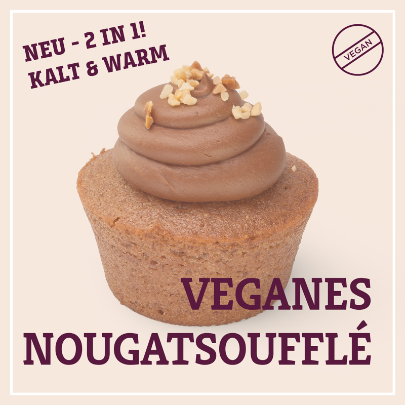 Heiss & Süß - Veganes Nougatsouffle